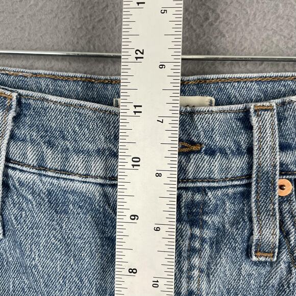 Madewell The Perfect Vintage Jean Womens 27 High Rise Straight Raw Hem Jeans - Picture 15 of 16